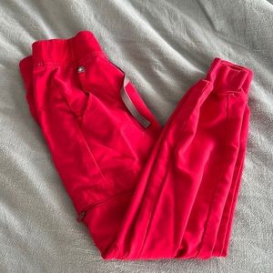Figs Red Jogger Scrubs